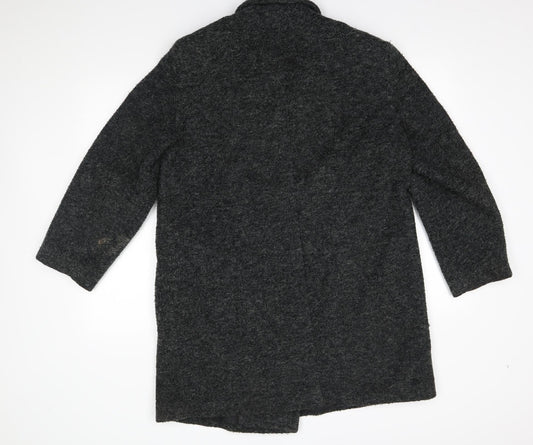 Berkertex Womens Grey   Pea Coat Coat Size 12