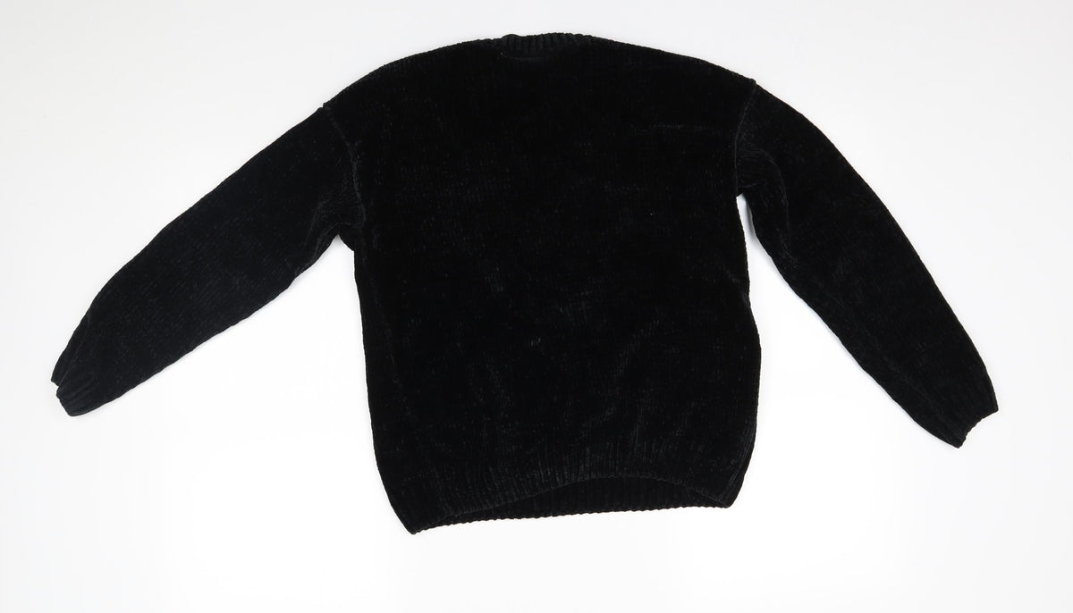 Back view of Primark women’s black jumper, size XS