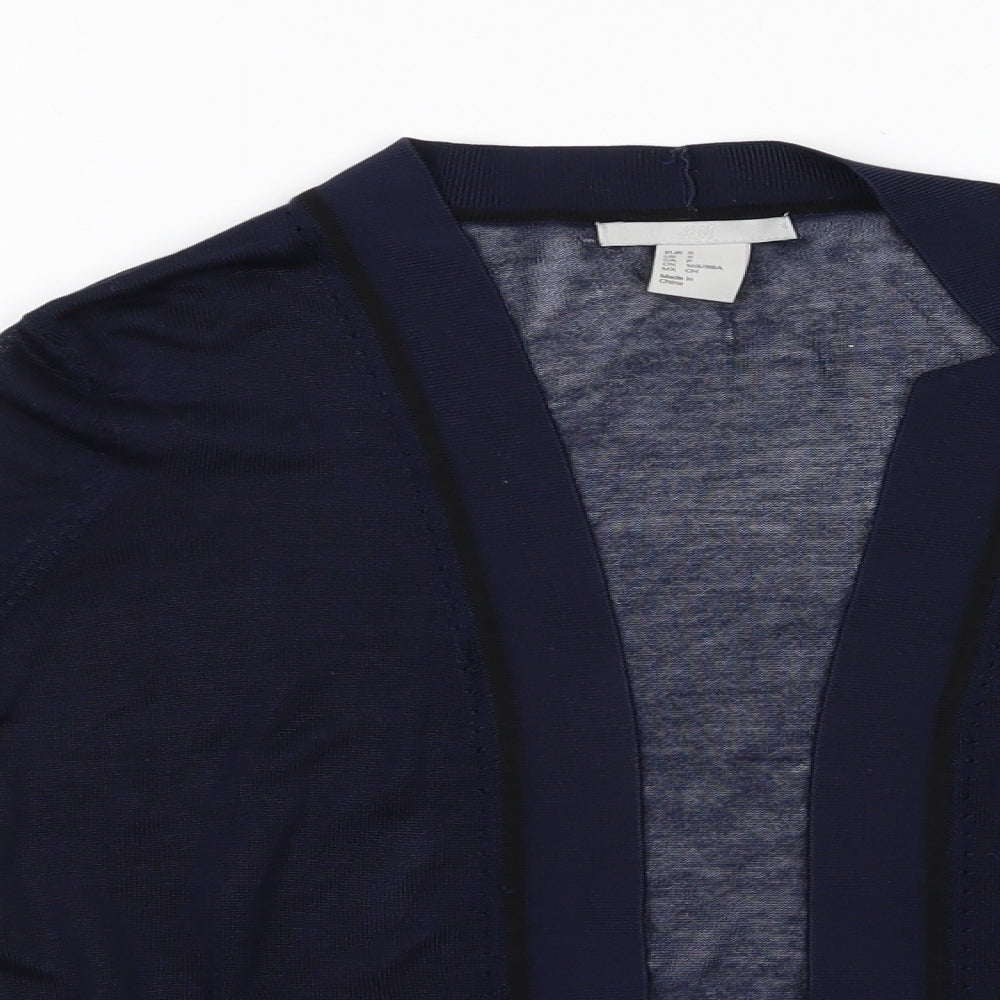 H&M Womens Blue   Cardigan Jumper Size 6