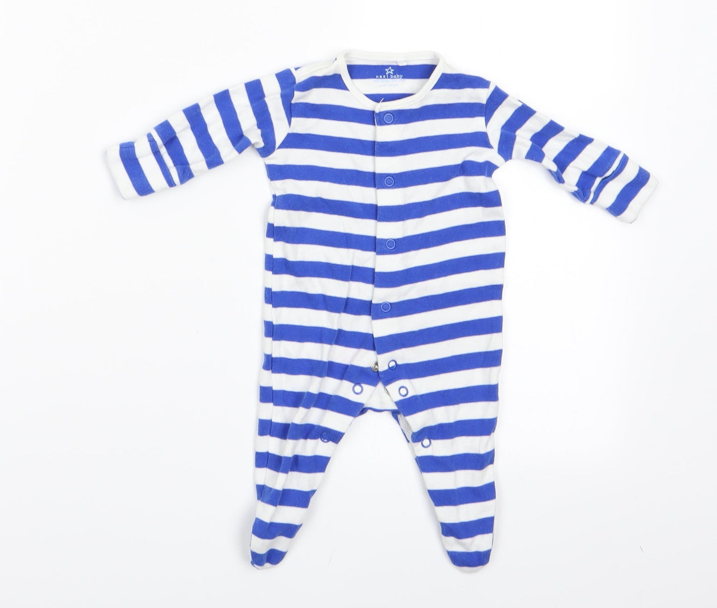 NEXT Boys Blue Striped   One-Piece Size 0-3 Months