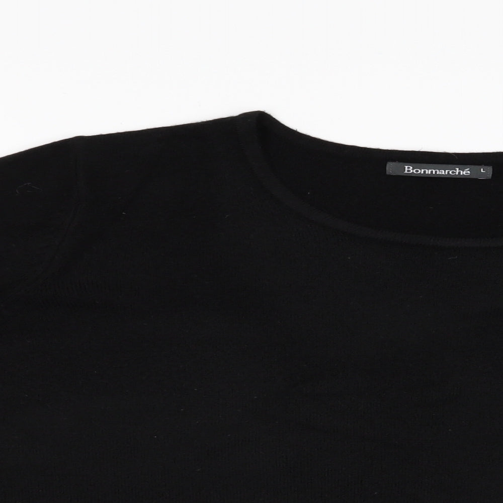 Bonmarché Womens Black   Pullover Jumper Size L