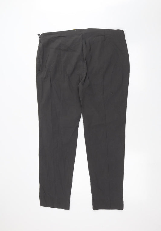Biaggini Womens Grey   Trousers  Size 38 L26 in