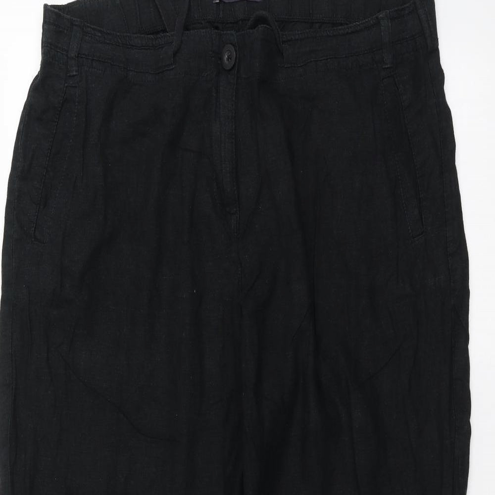 Marks and Spencer Womens Black   Trousers  Size 36 in L26 in