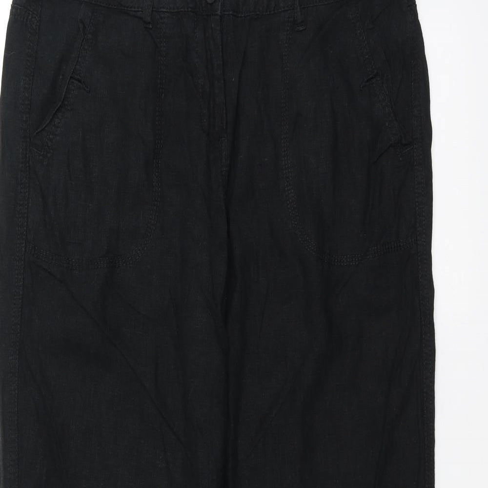 Preworn Womens Black   Trousers  Size 36 in L29 in