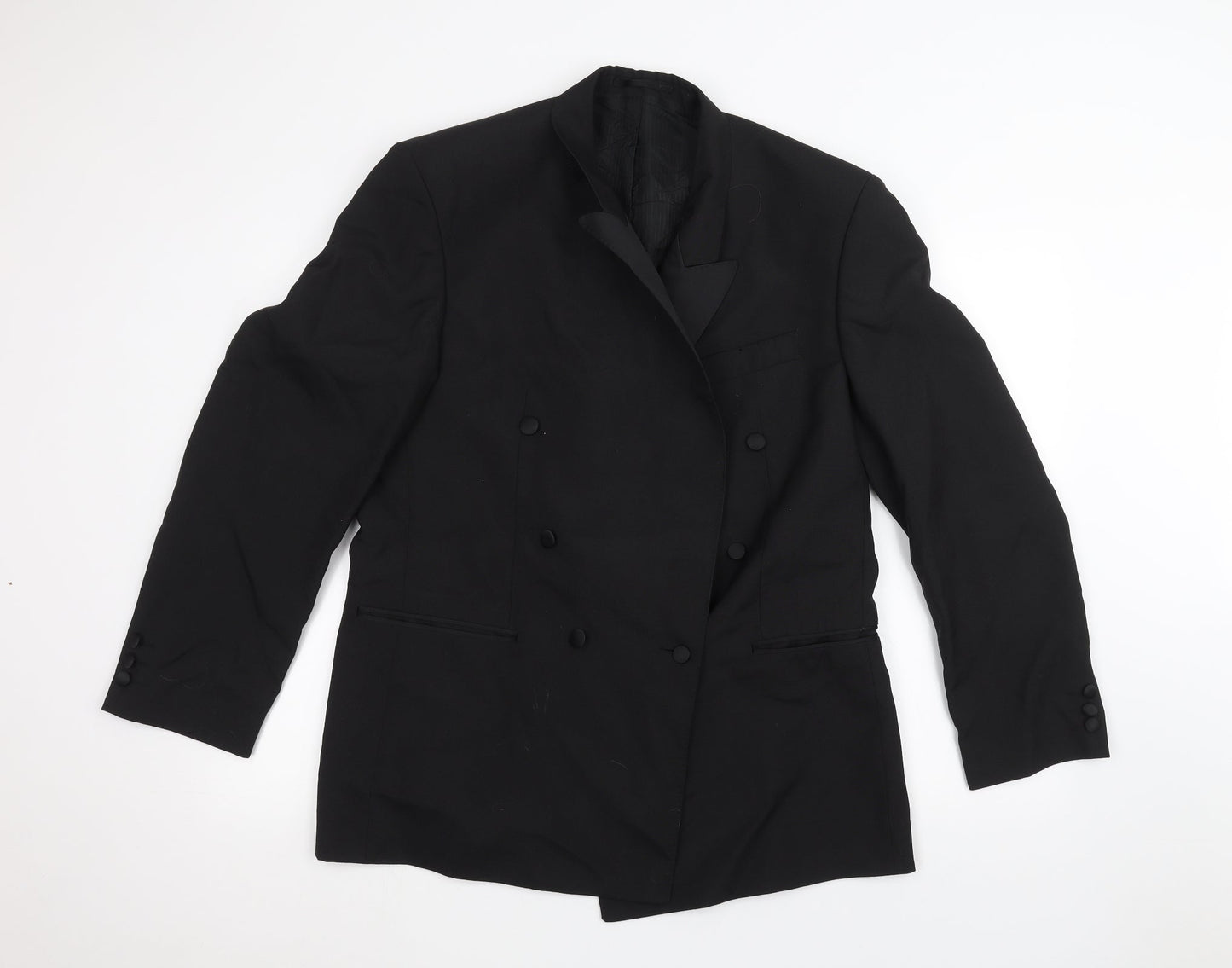 Preworn Mens Black   Jacket Suit Jacket Size 40