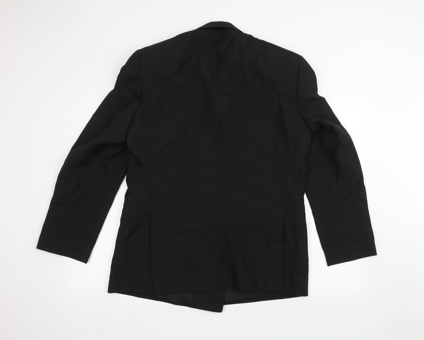 Preworn Mens Black   Jacket Suit Jacket Size 40
