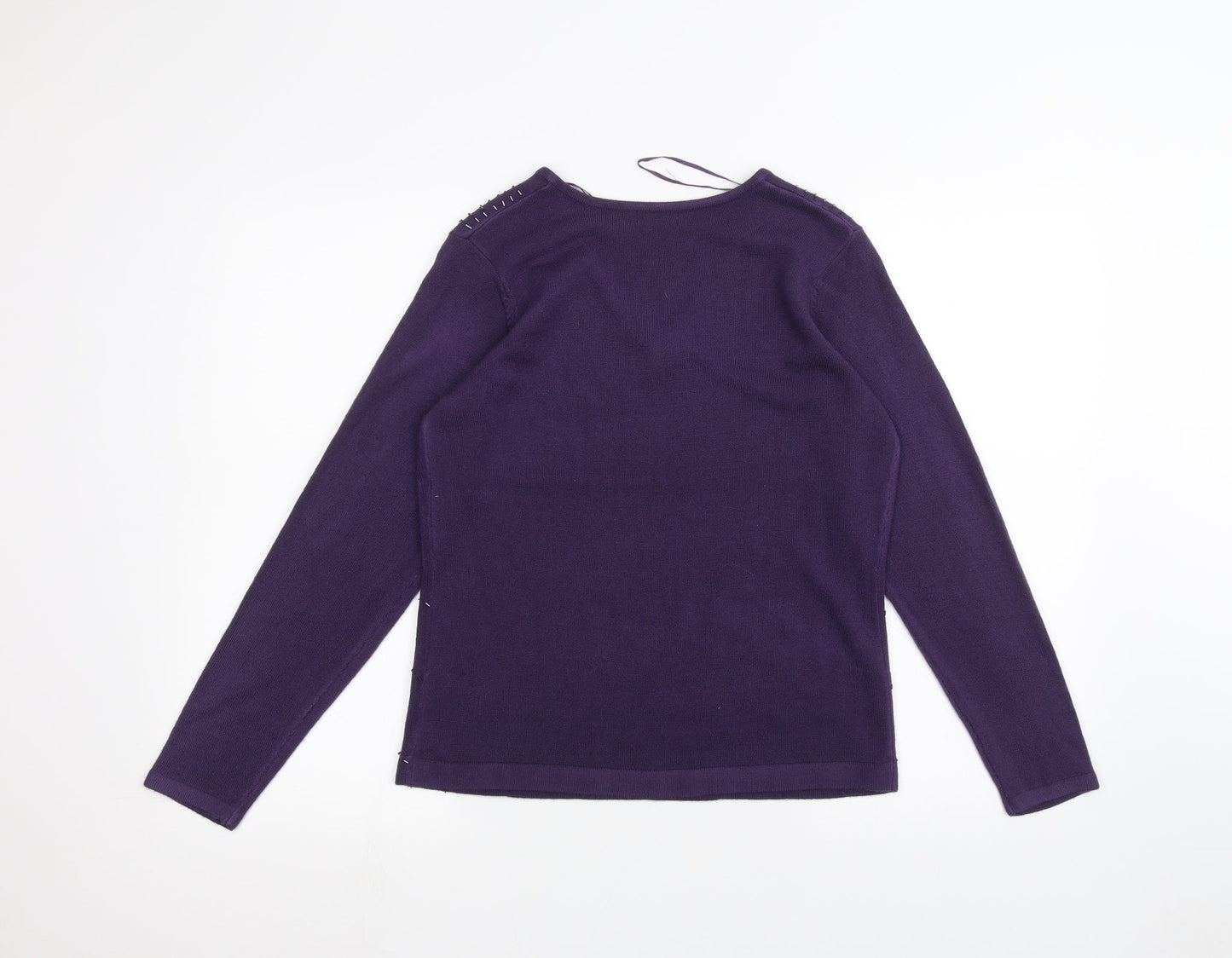 BM Womens Purple   Pullover Jumper Size S