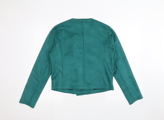 miss Womens Green   Jacket Coatigan Size 12