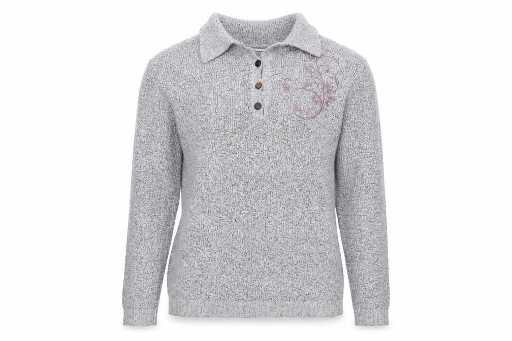 Damart Womens Grey   Pullover Jumper Size 10