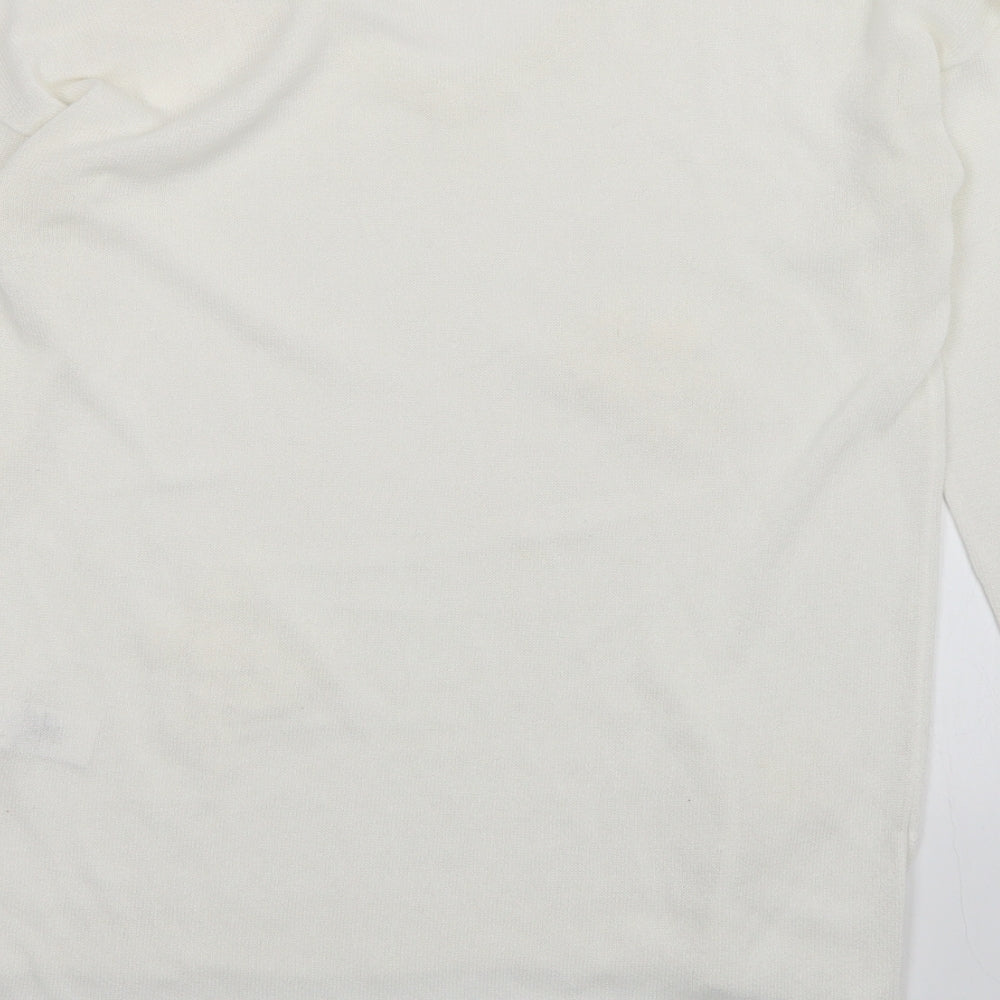 NEXT Womens White   Pullover Jumper Size 8
