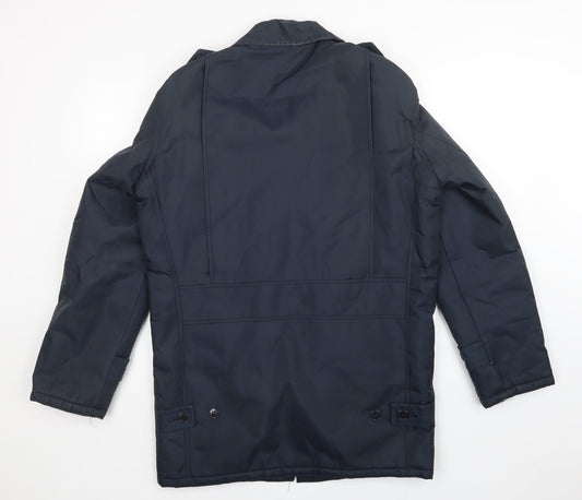 skyways Mens Blue   Rain Coat Coat Size S