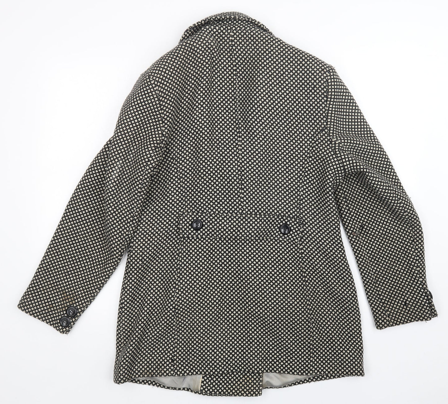 Berkertex Womens Multicoloured Polka Dot  Overcoat Coatigan Size 14