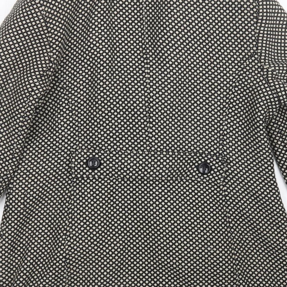 Berkertex Womens Multicoloured Polka Dot  Overcoat Coatigan Size 14