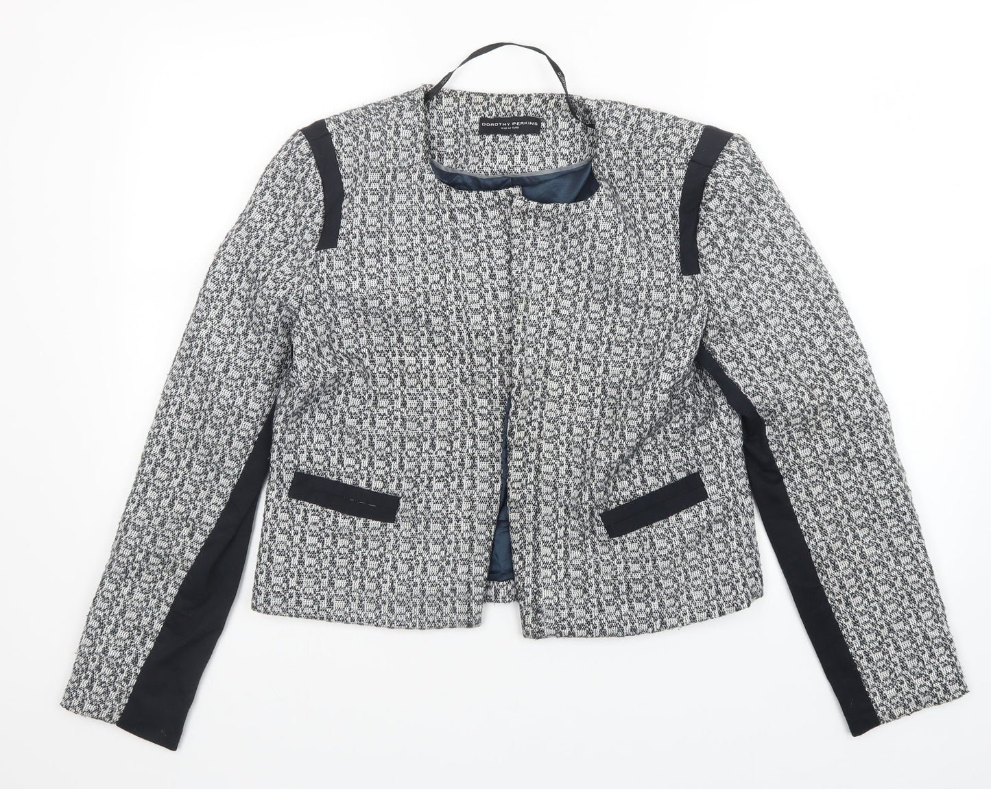 Dorothy Perkins Womens Grey   Shrug Jumper Size 14