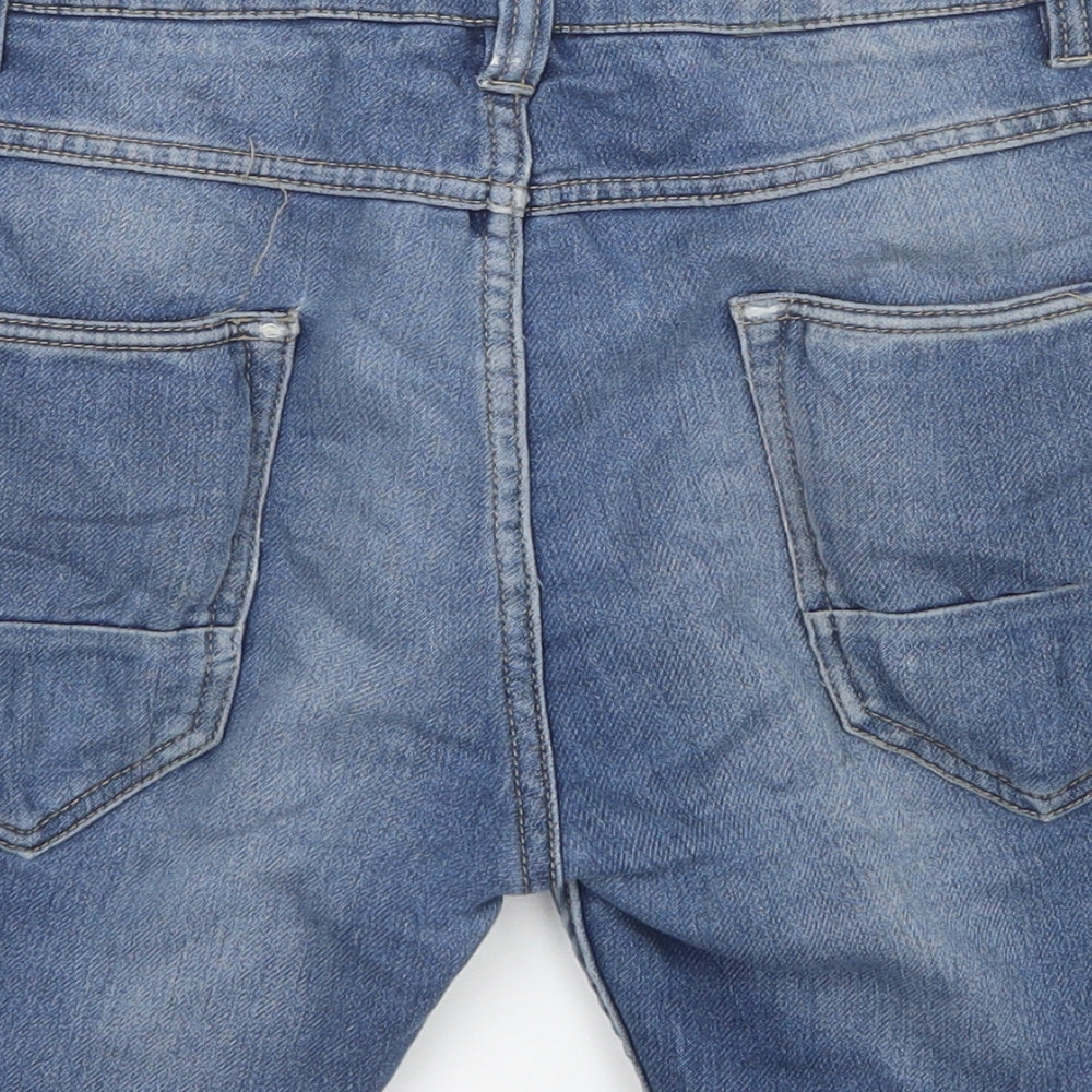 Preworn Womens Blue   Cut-Off Shorts Size S