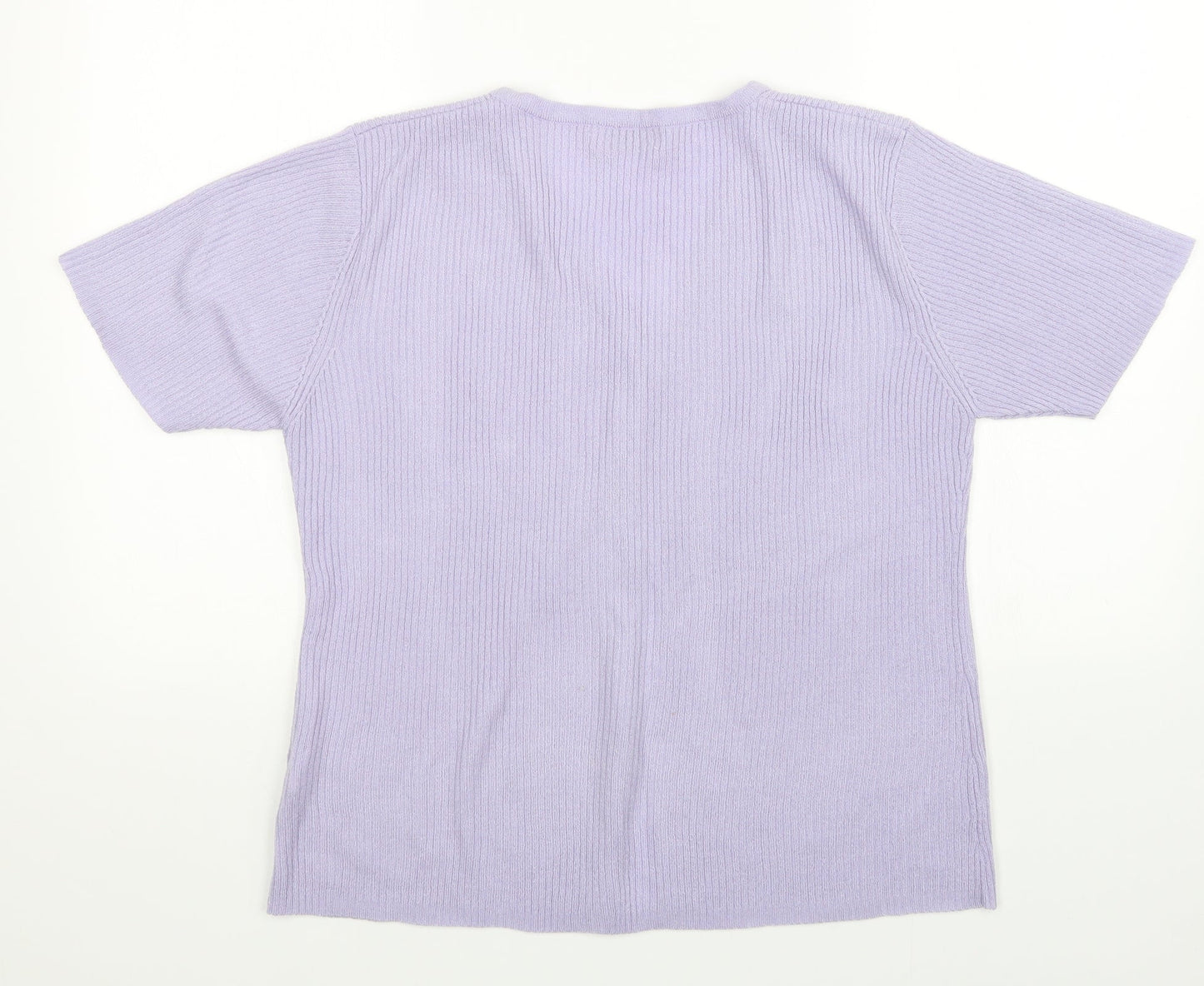 Bonmarché Womens Purple   Cardigan Jumper Size L