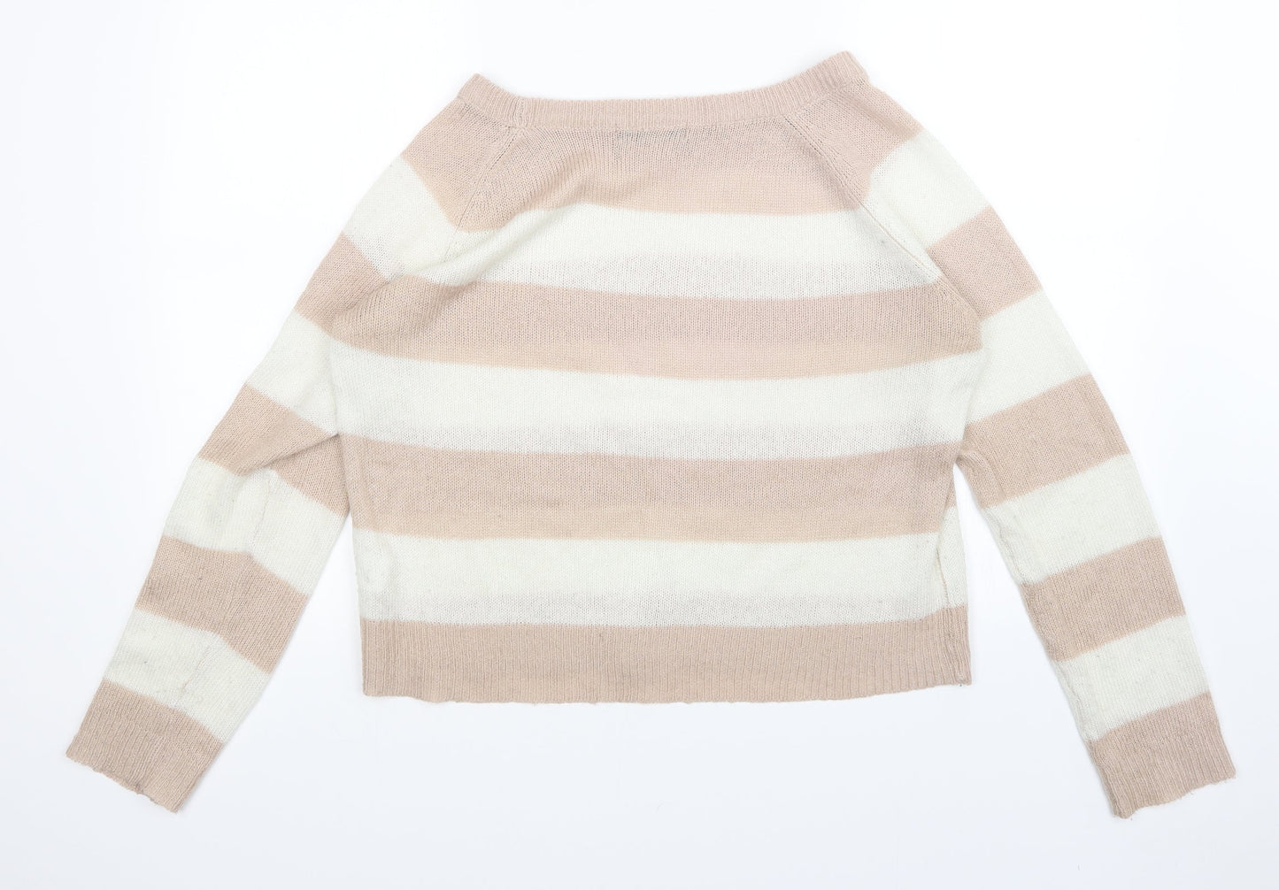 Internacionale Womens Multicoloured Striped  Pullover Jumper Size 16