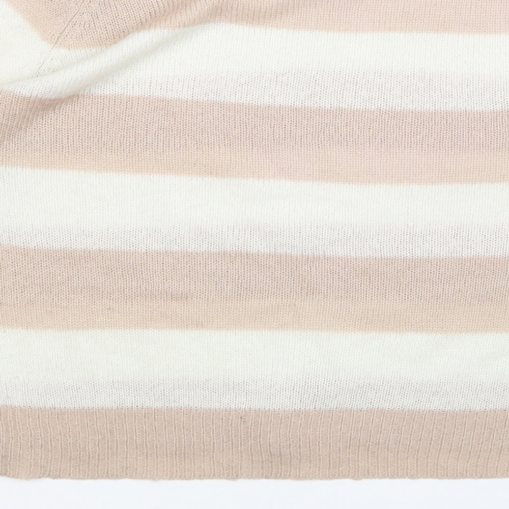Internacionale Womens Multicoloured Striped  Pullover Jumper Size 16