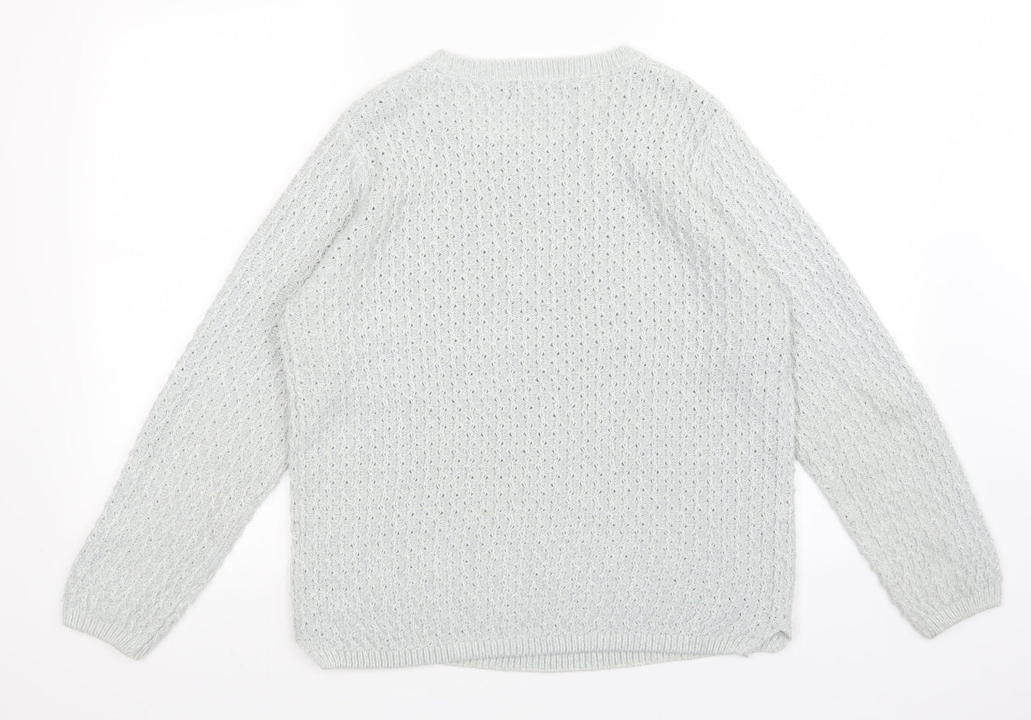 Isle Womens Grey   Pullover Jumper Size S