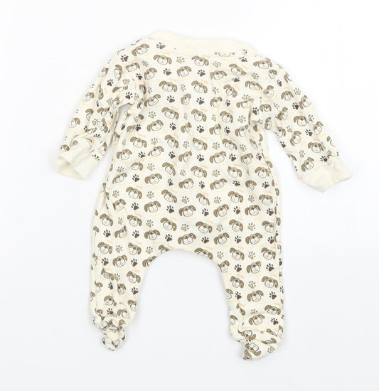 Mini Mints Boys Multicoloured Animal Print   One-Piece Size 3-6 Months