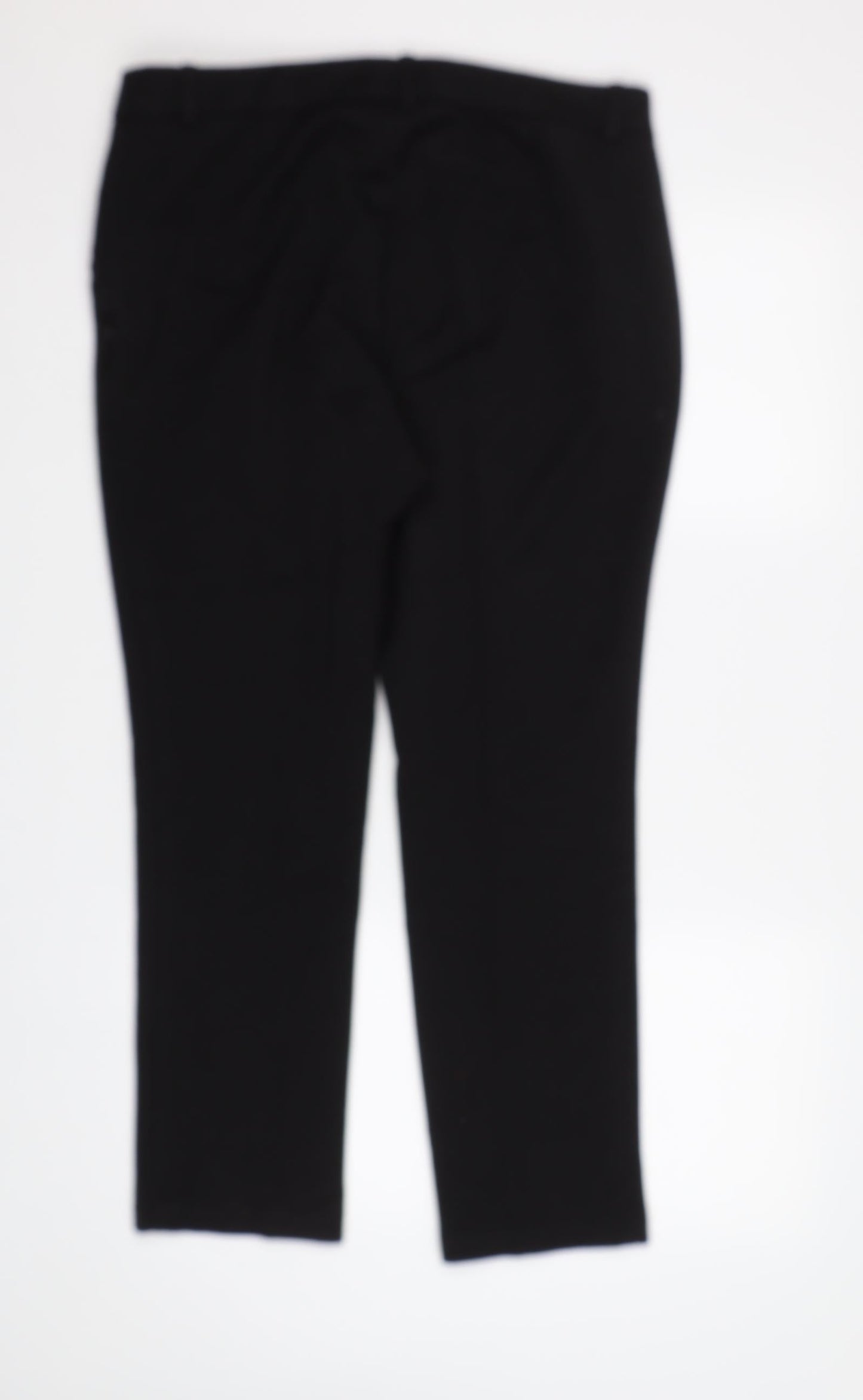 M&S Womens Black   Dress Pants Trousers Size 14 L27 in