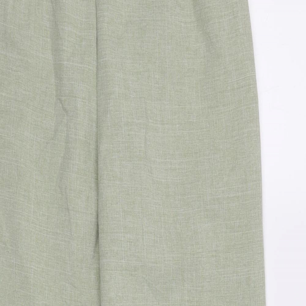 Preworn Womens Green   Trousers  Size 12 L27 in - Elastic Waist Band