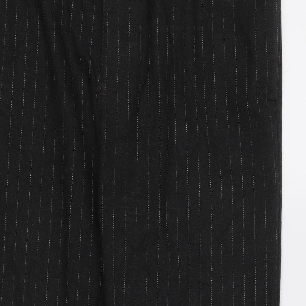 Topman Mens Grey Striped  Trousers  Size 32 L32 in