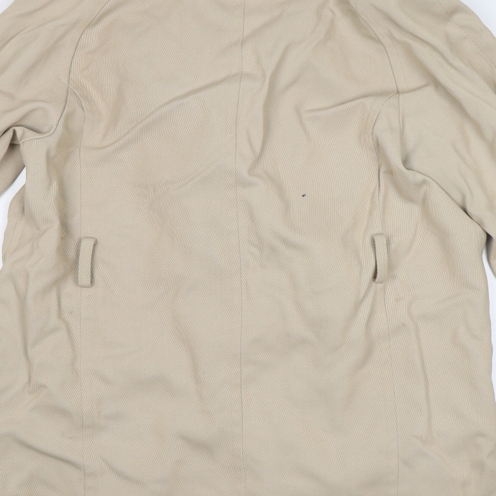 Wallis Womens Beige   Overcoat Coat Size 8