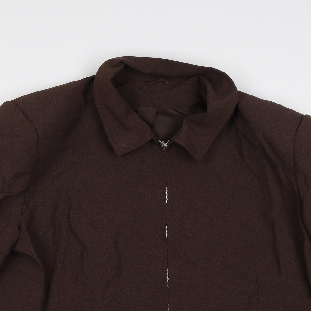 Bonmarché Womens Brown   Overcoat Coat Size 20
