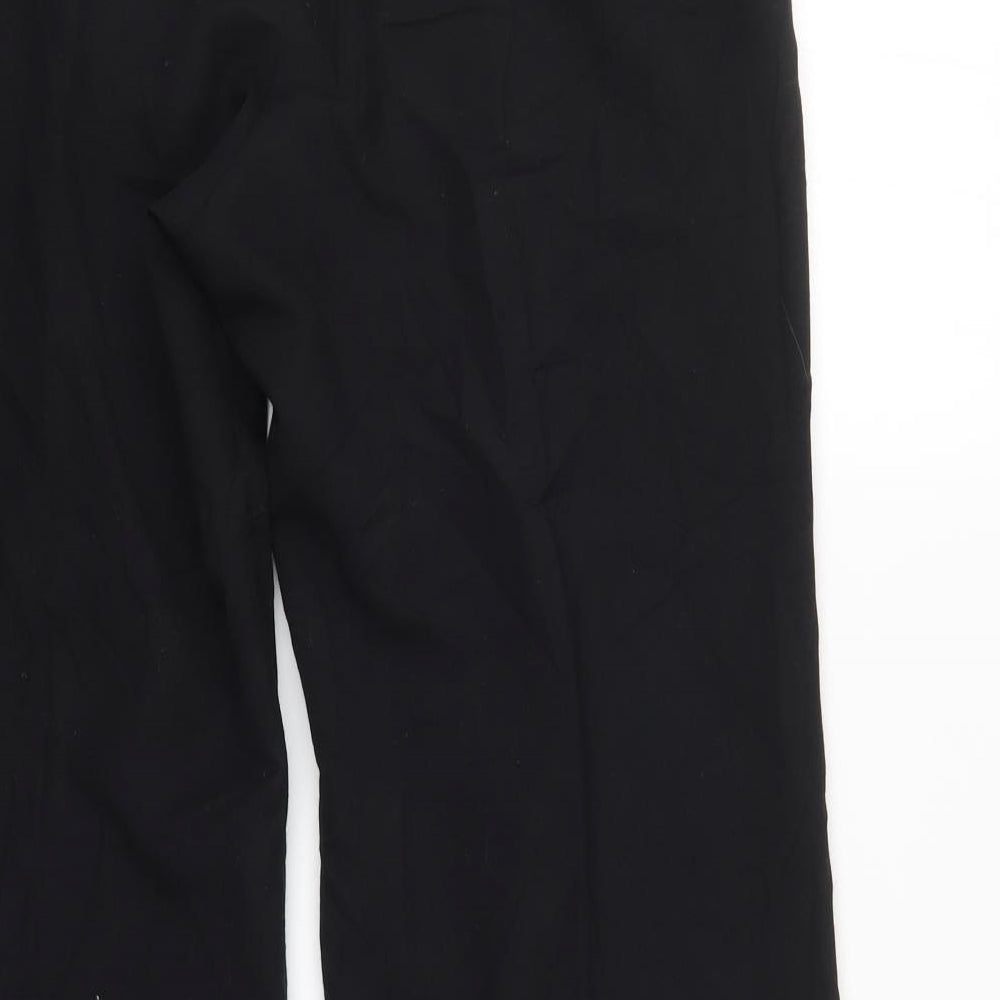 M&S Womens Black   Trousers  Size 14 L27 in