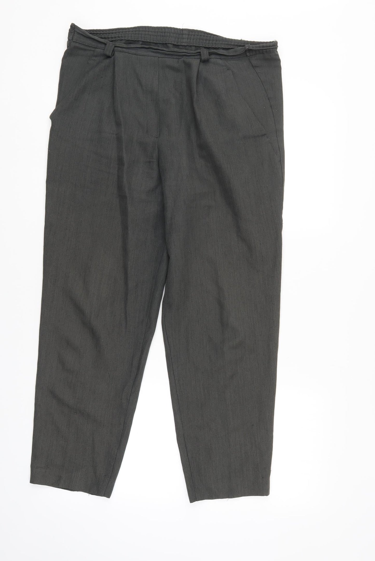 Marks and Spencer Womens Grey   Trousers  Size 10 L27 in