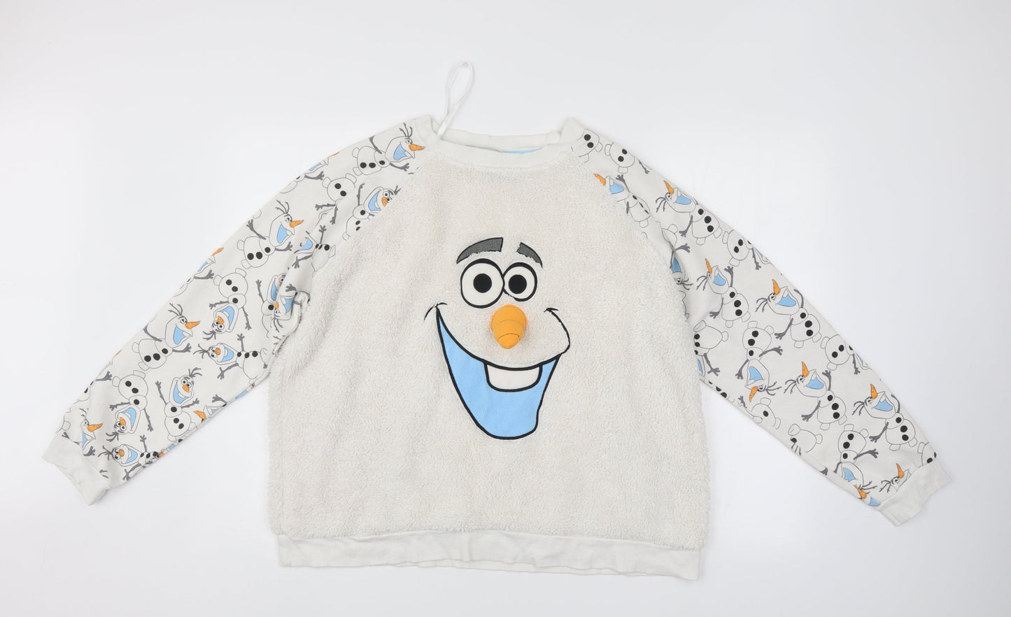 Disney Womens White   Pullover Jumper Size 14