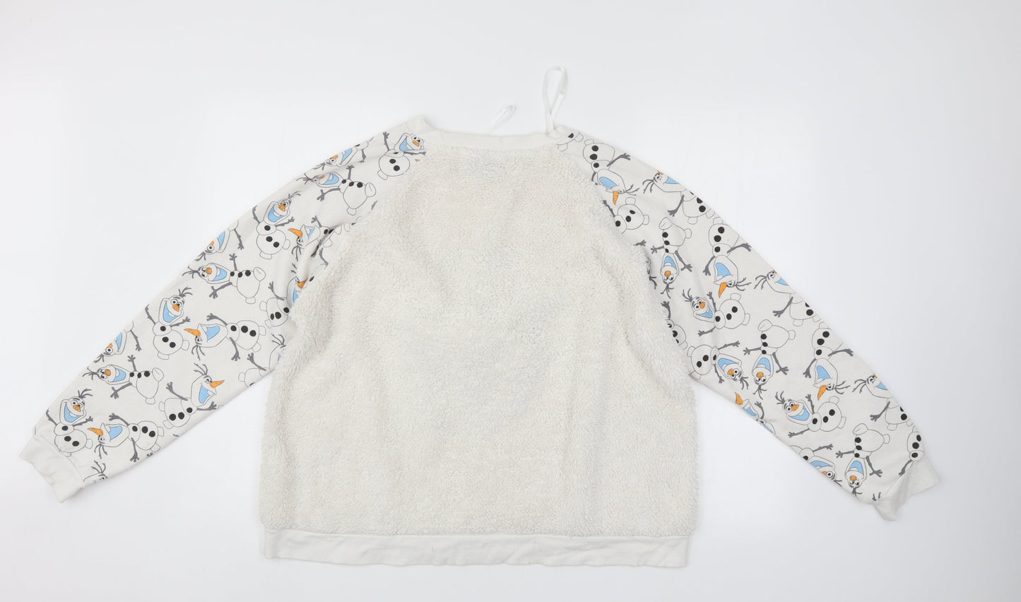 Disney Womens White   Pullover Jumper Size 14