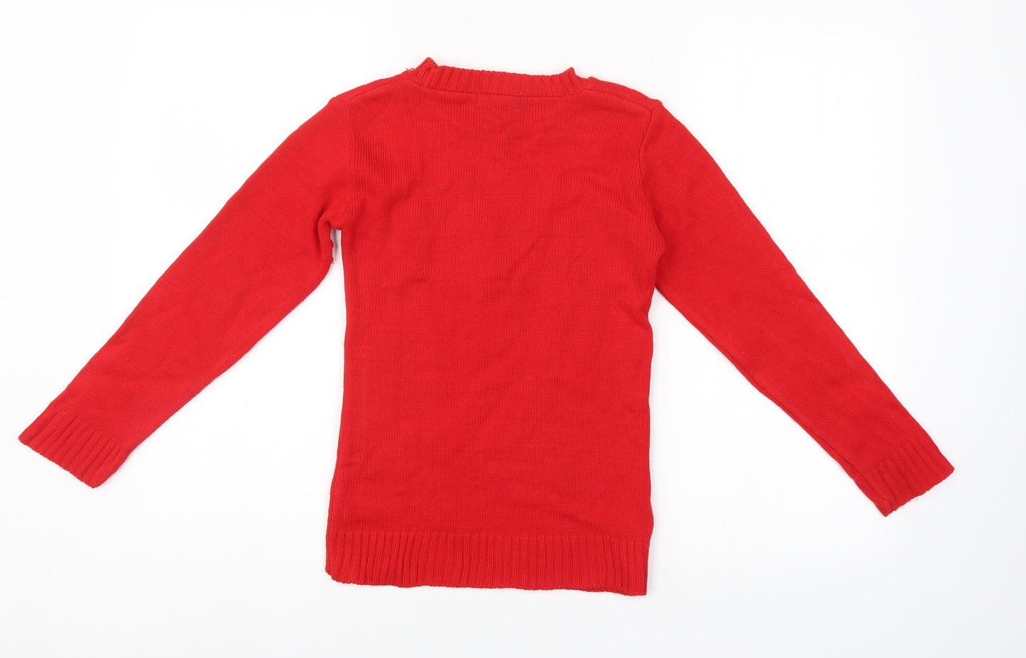 Globals Womens Red   Pullover Jumper Size S  - christmas jumper