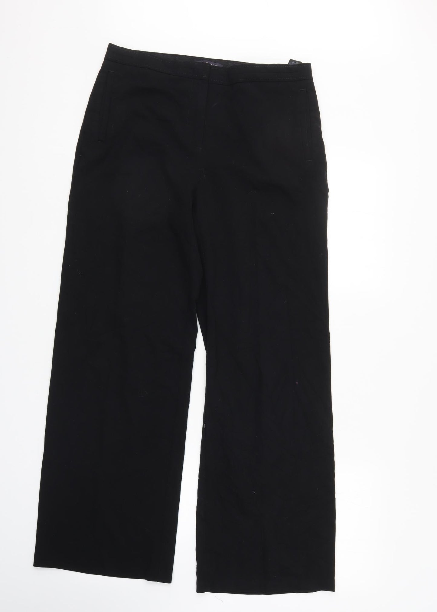 M&S Womens Black   Sweatpants Trousers Size 12 L29 in