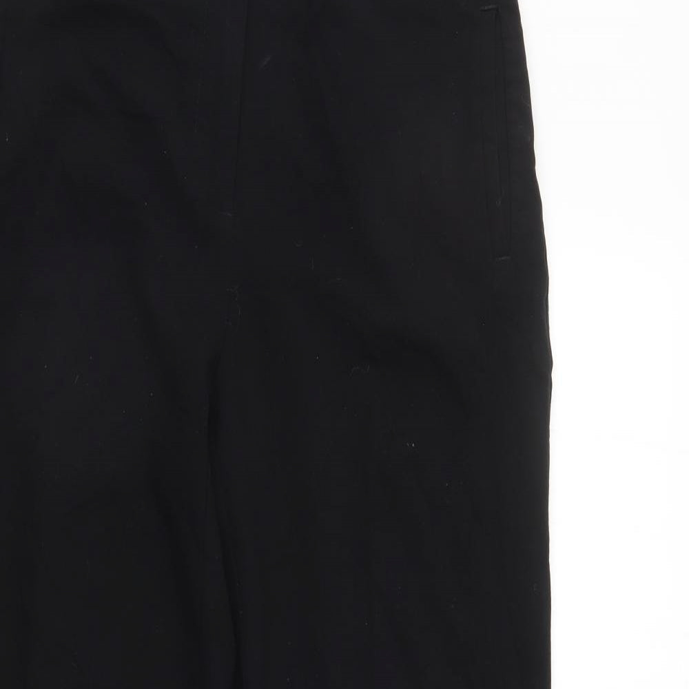 M&S Womens Black   Sweatpants Trousers Size 12 L29 in