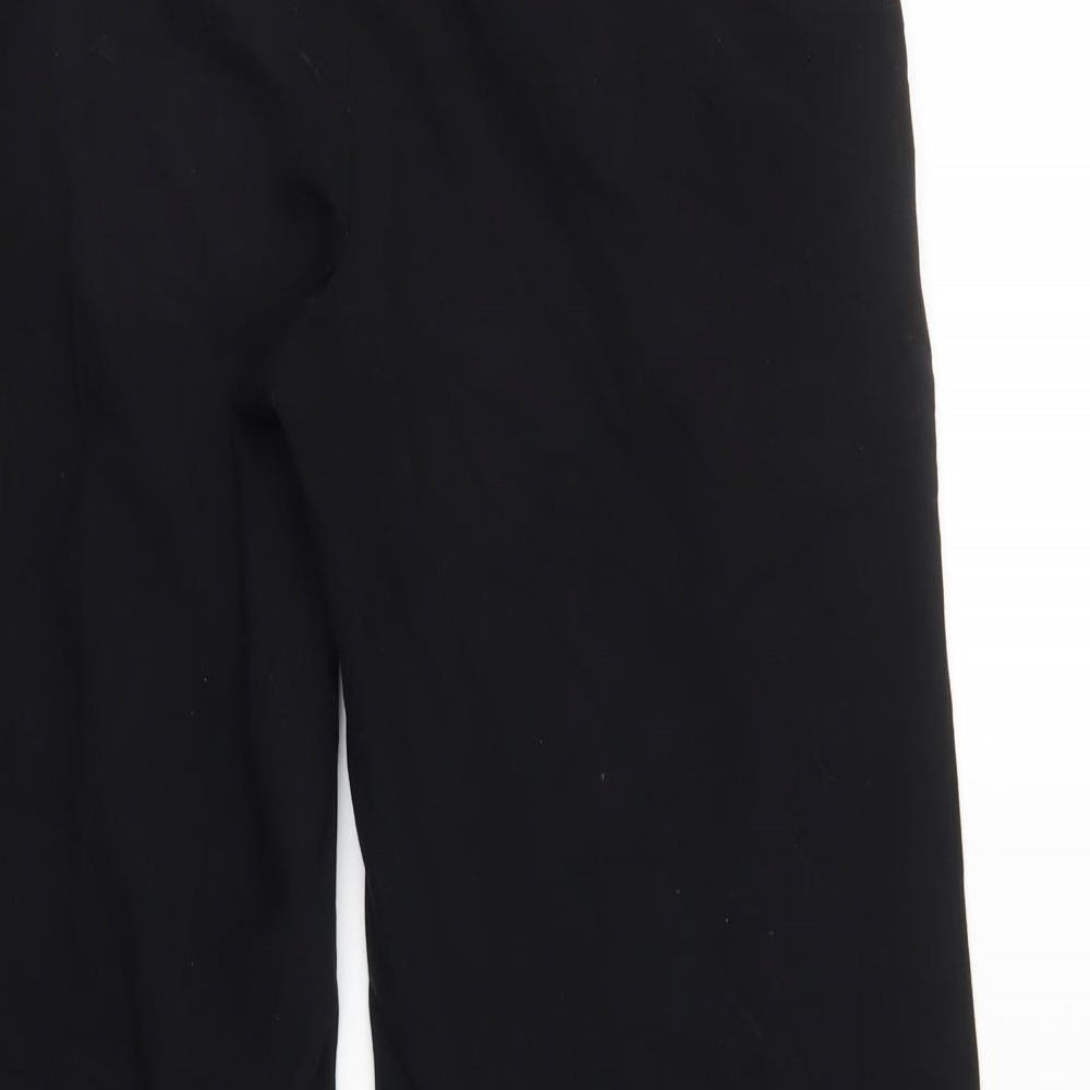 M&S Womens Black   Sweatpants Trousers Size 12 L29 in