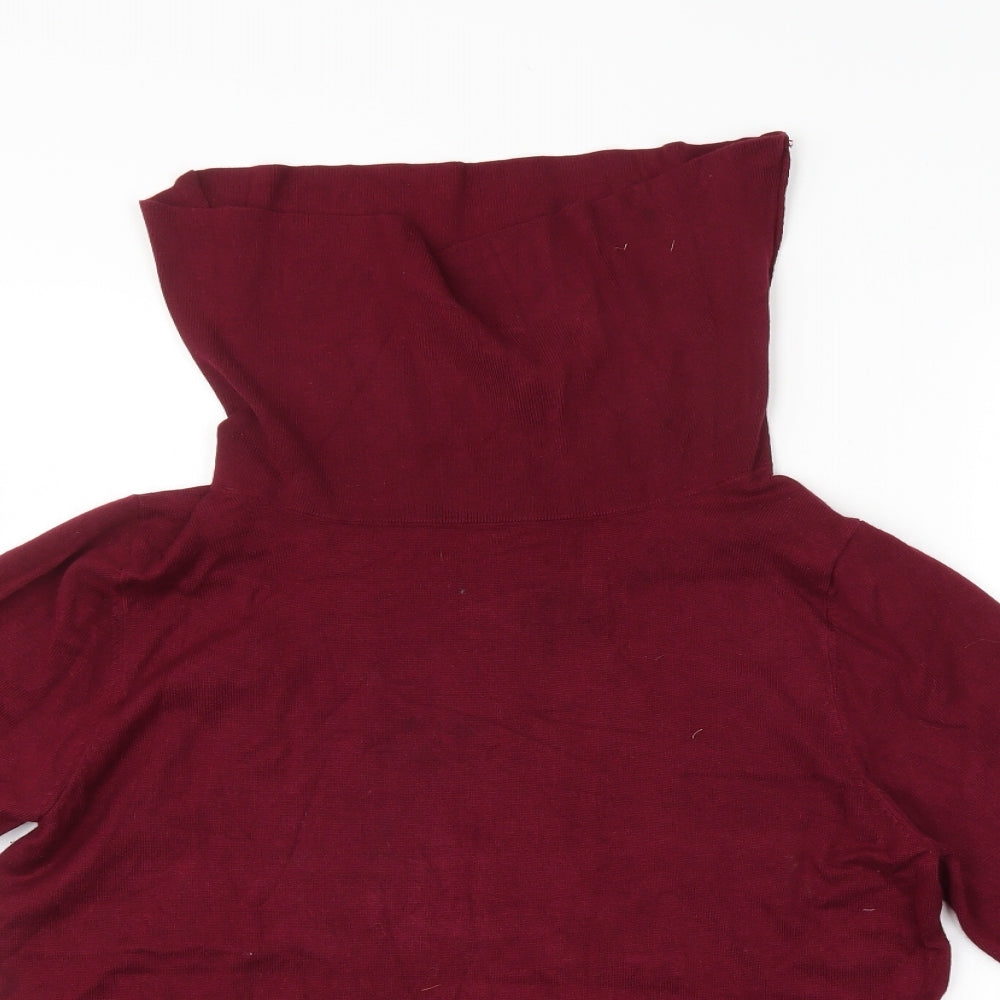 Mitzy Womens Purple   Pullover Jumper Size M