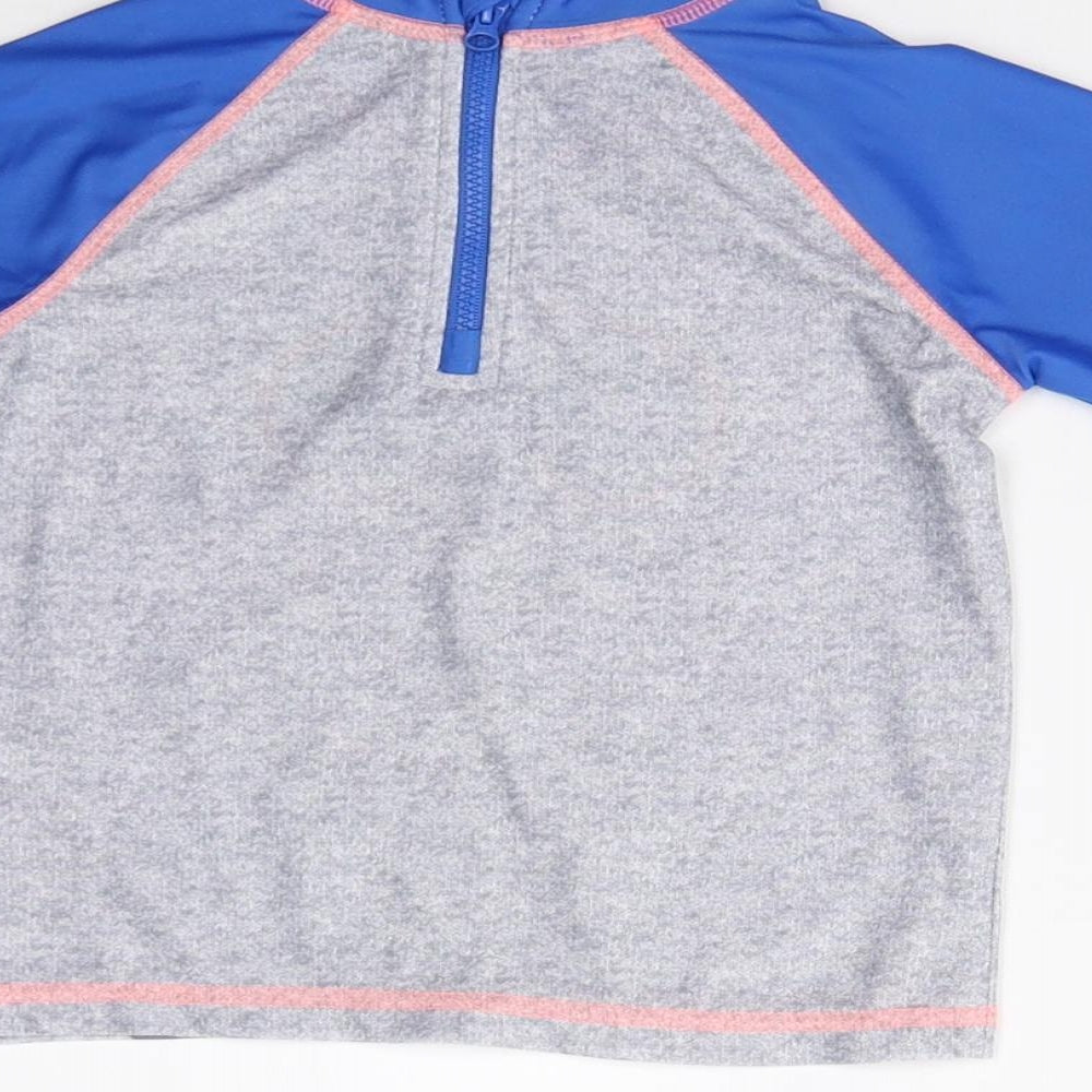 Primark Baby Blue   Basic T-Shirt Size 18-24 Months  - Swim