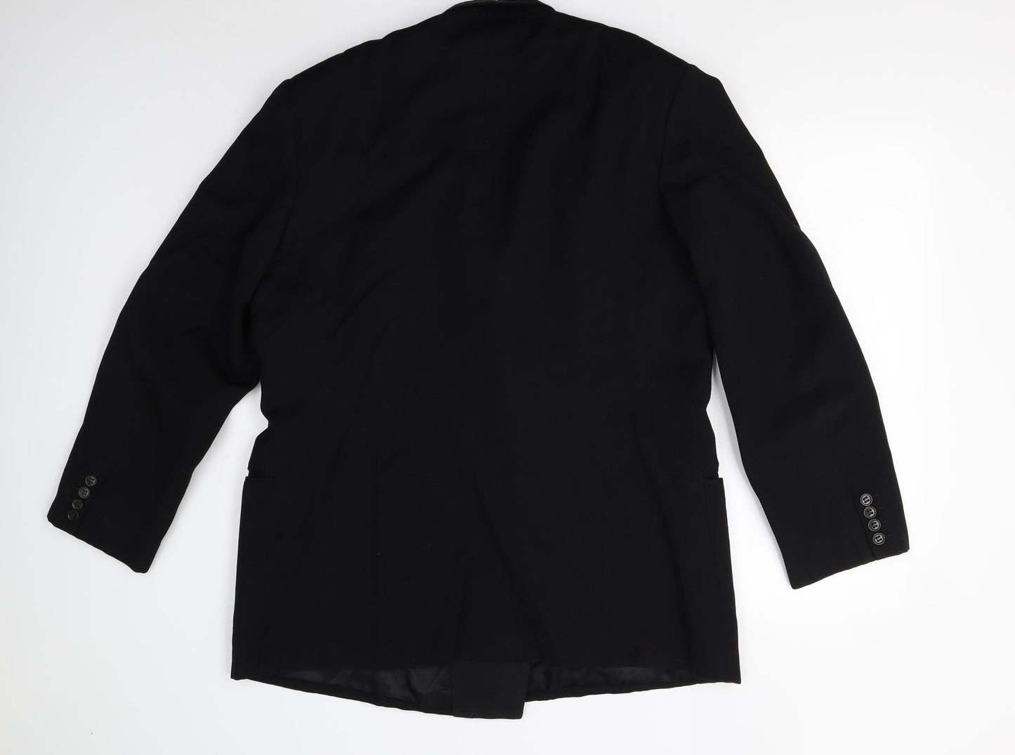 Preworn Mens Black   Jacket Suit Jacket Size 42