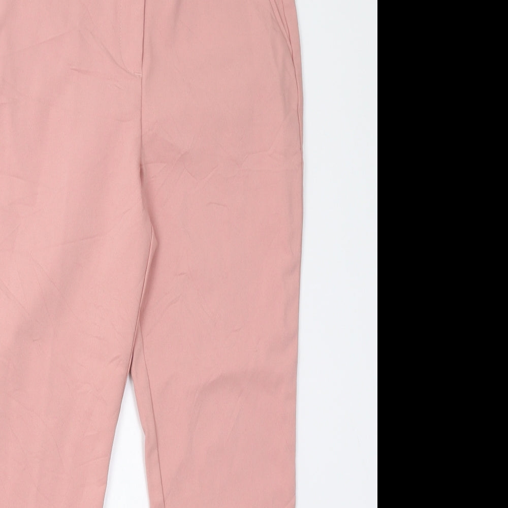 Preworn Womens Pink   Trousers  Size 10 L26 in