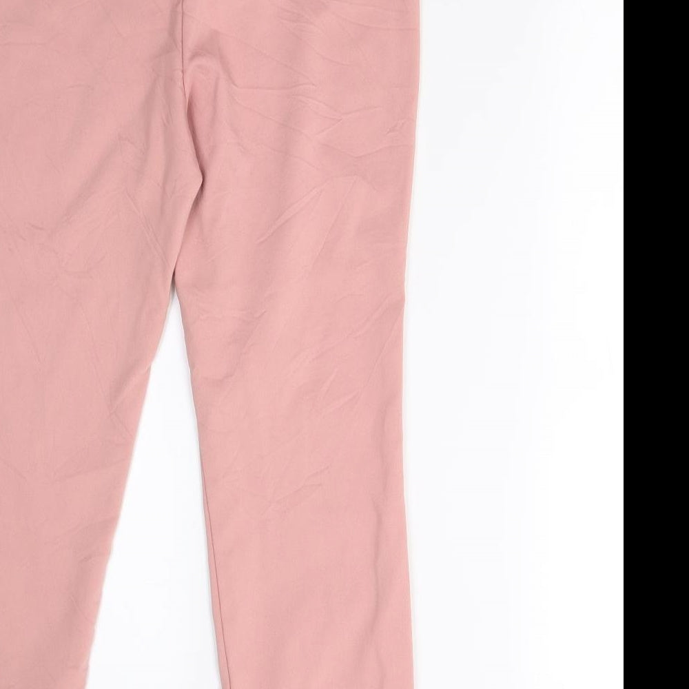 Preworn Womens Pink   Trousers  Size 10 L26 in