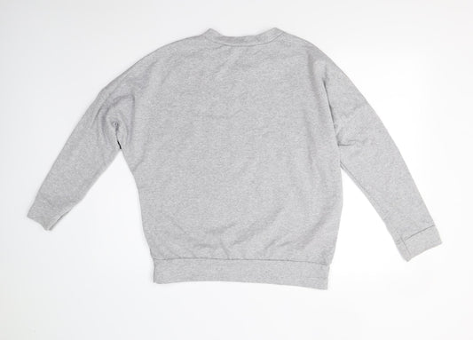 Misspap Womens Grey   Pullover Sweatshirt Size M