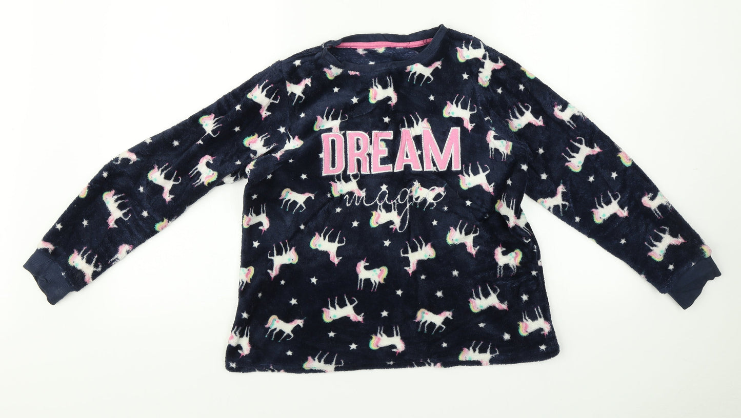 Preworn Girls Multicoloured    Pyjama Top Size 13 Years  - Dream Magic
