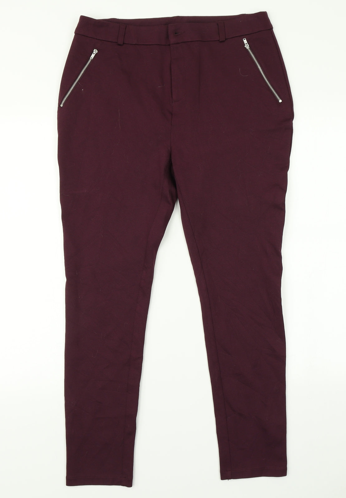 Capsule Womens Purple   Trousers  Size 14 L26 in