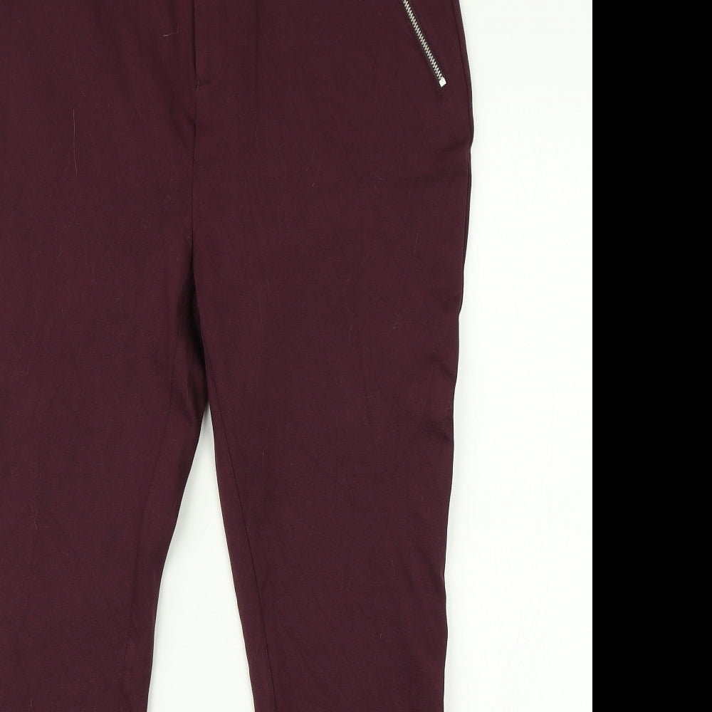 Capsule Womens Purple   Trousers  Size 14 L26 in