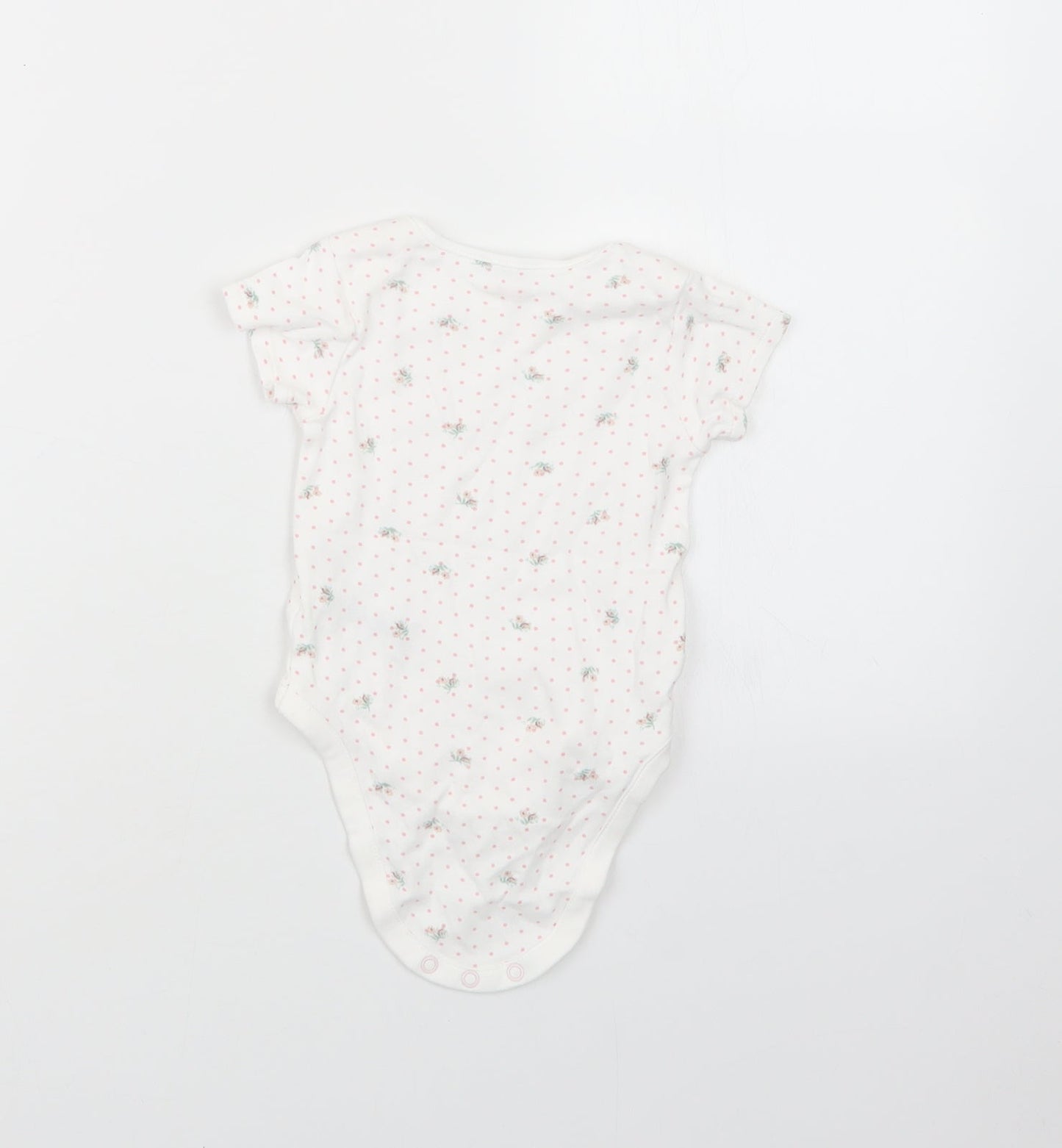NEXT Girls White Geometric  Babygrow One-Piece Size 3-6 Months