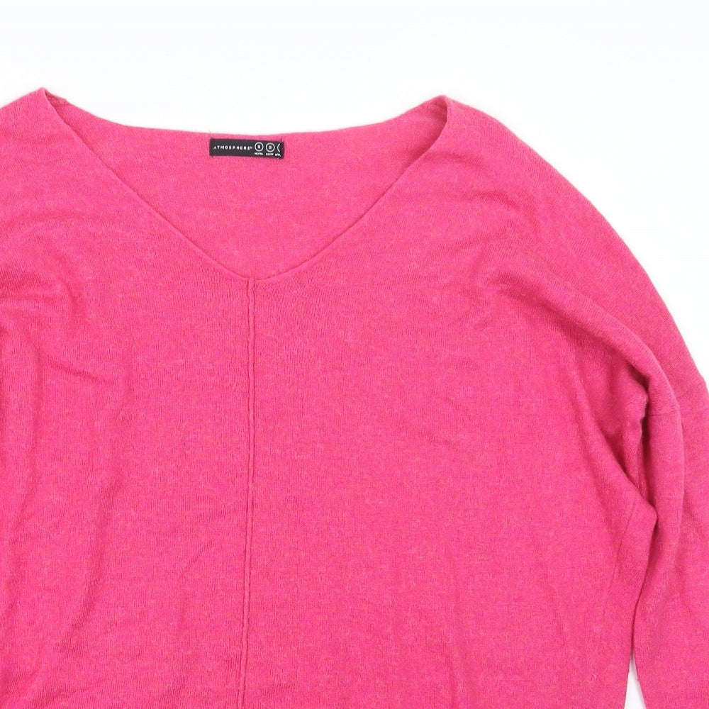 Atmosphere Womens Pink  Knit Pullover Jumper Size S