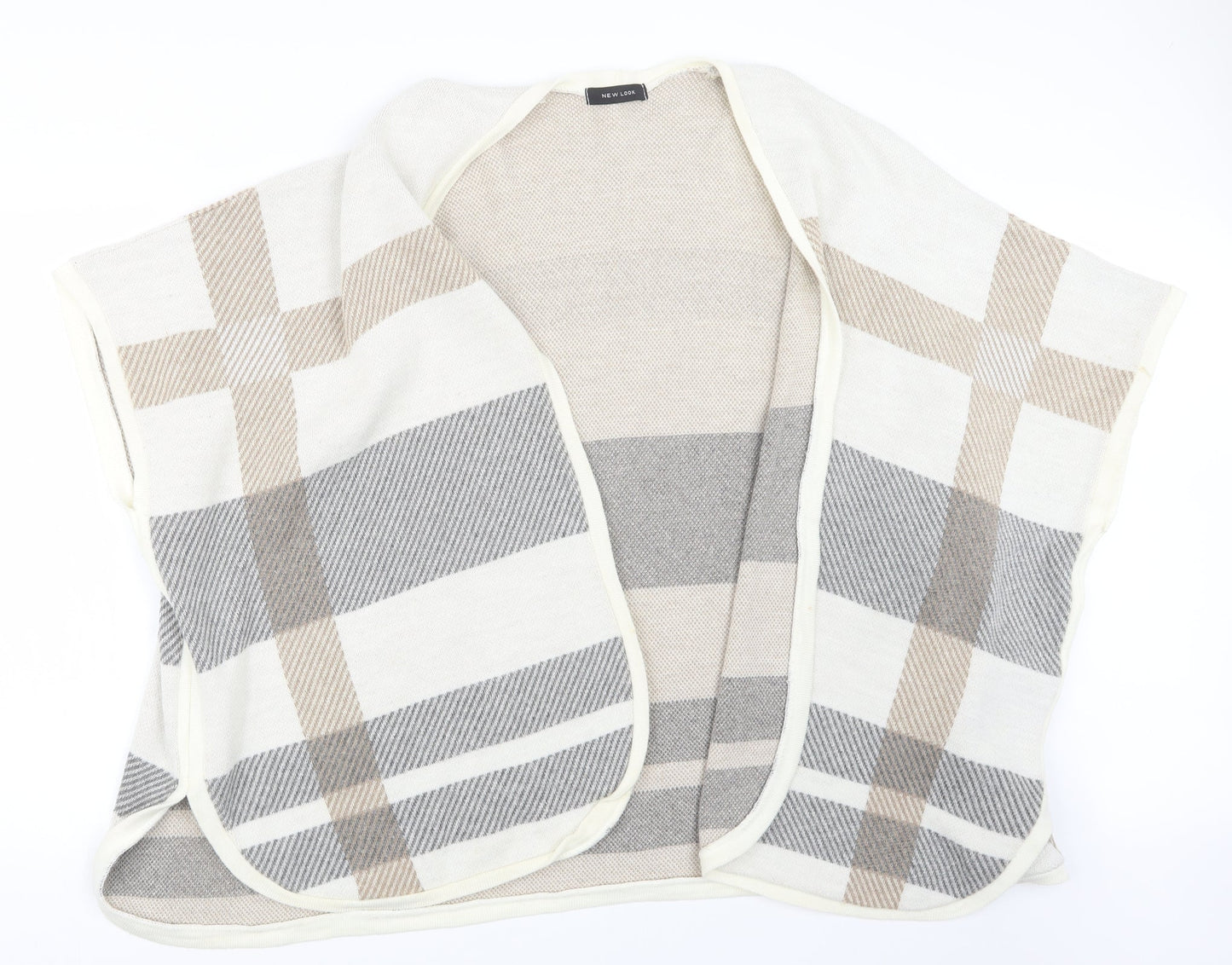 New Look Womens Beige  Knit Cape Jumper One Size