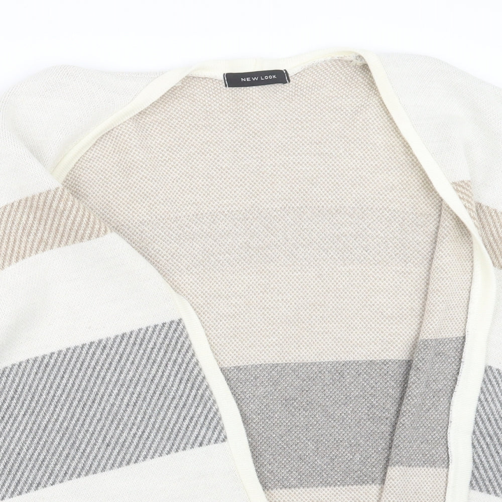 New Look Womens Beige  Knit Cape Jumper One Size